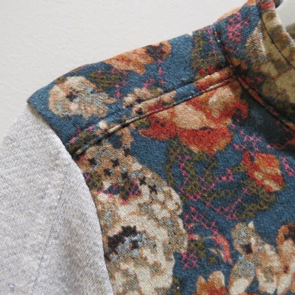 ANTHROPOLOGIE SATURDAY SUNDAY Floral Delwyn Jacket Cotton Terry Boho - Size S - Picture 5 of 15